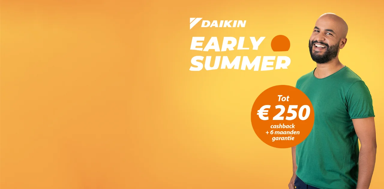 Geniet nu van Daikin cashback actievoorwaarden tem 15/04/2022!