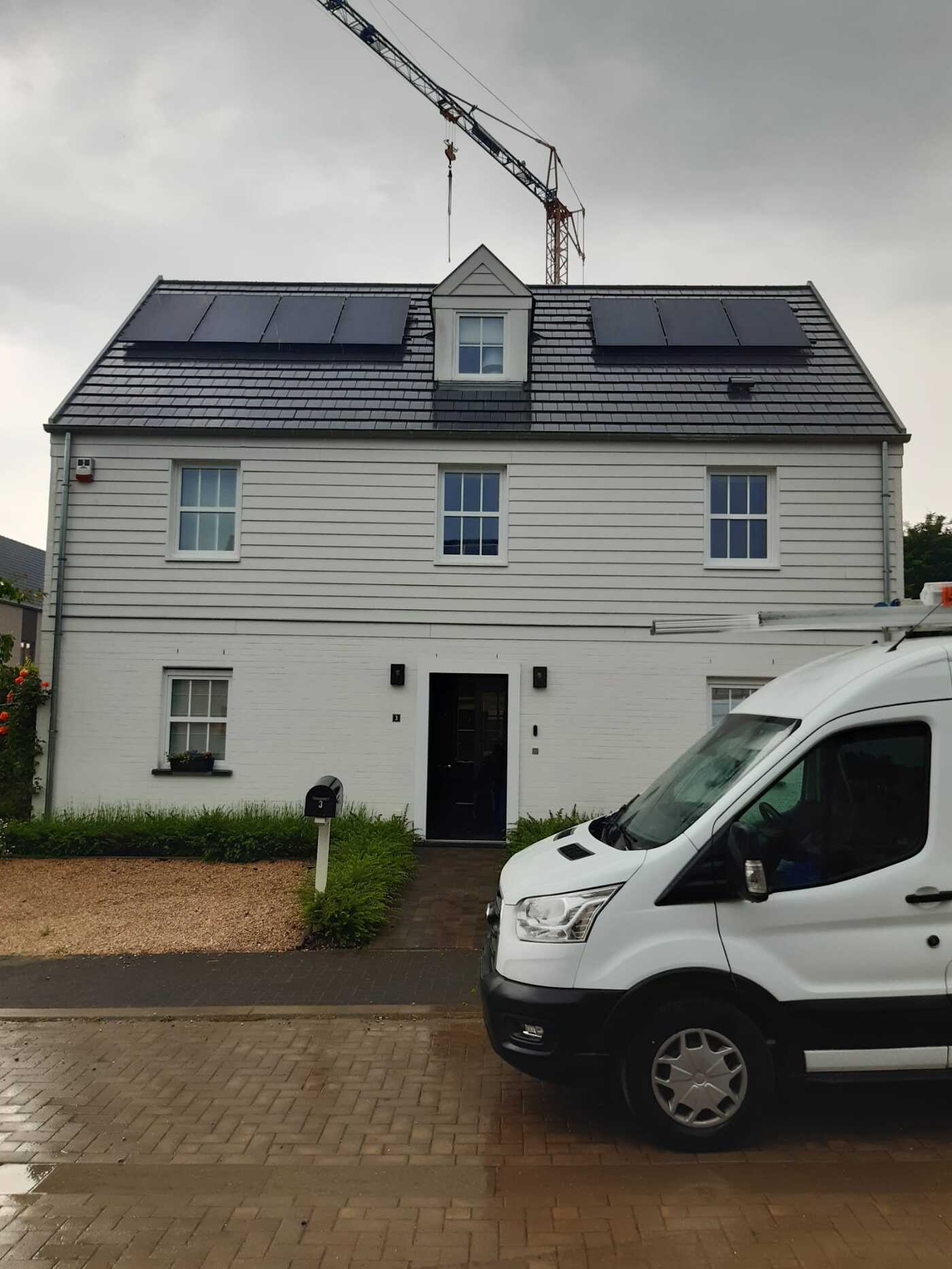 Realisatie 17x QCELLS zonnepanelen 370 FULL BLACK (6.290 Wp) met Huawei hybride omvormer SUN2000-4.0KTL-M1 te Kampenhout