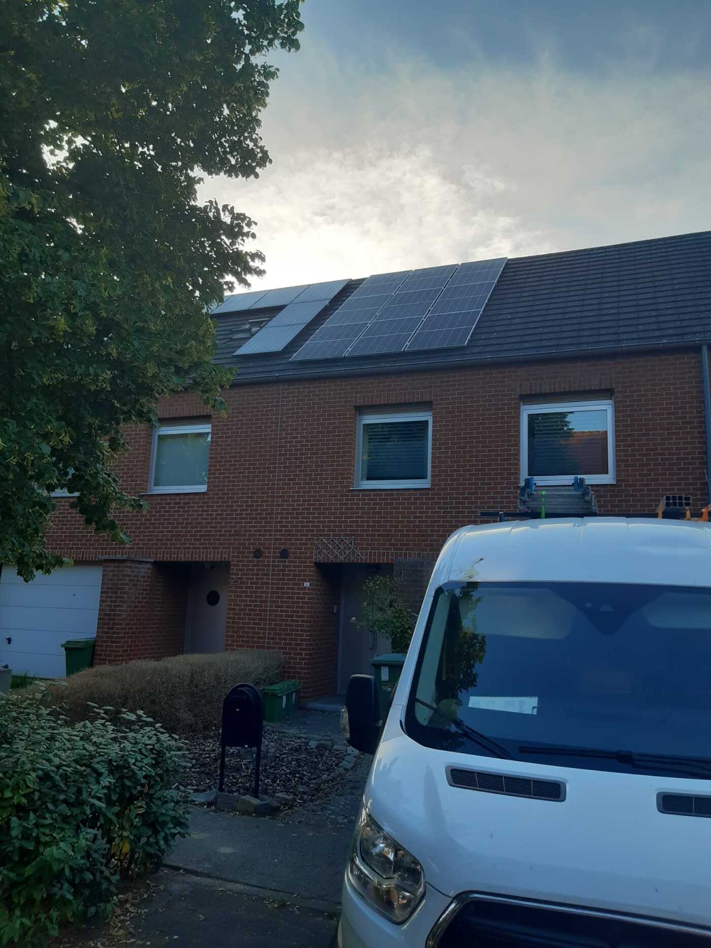 Realisatie 9x JA SOLAR zonnepanelen 380 Wp BIFACIAL Brasschaat