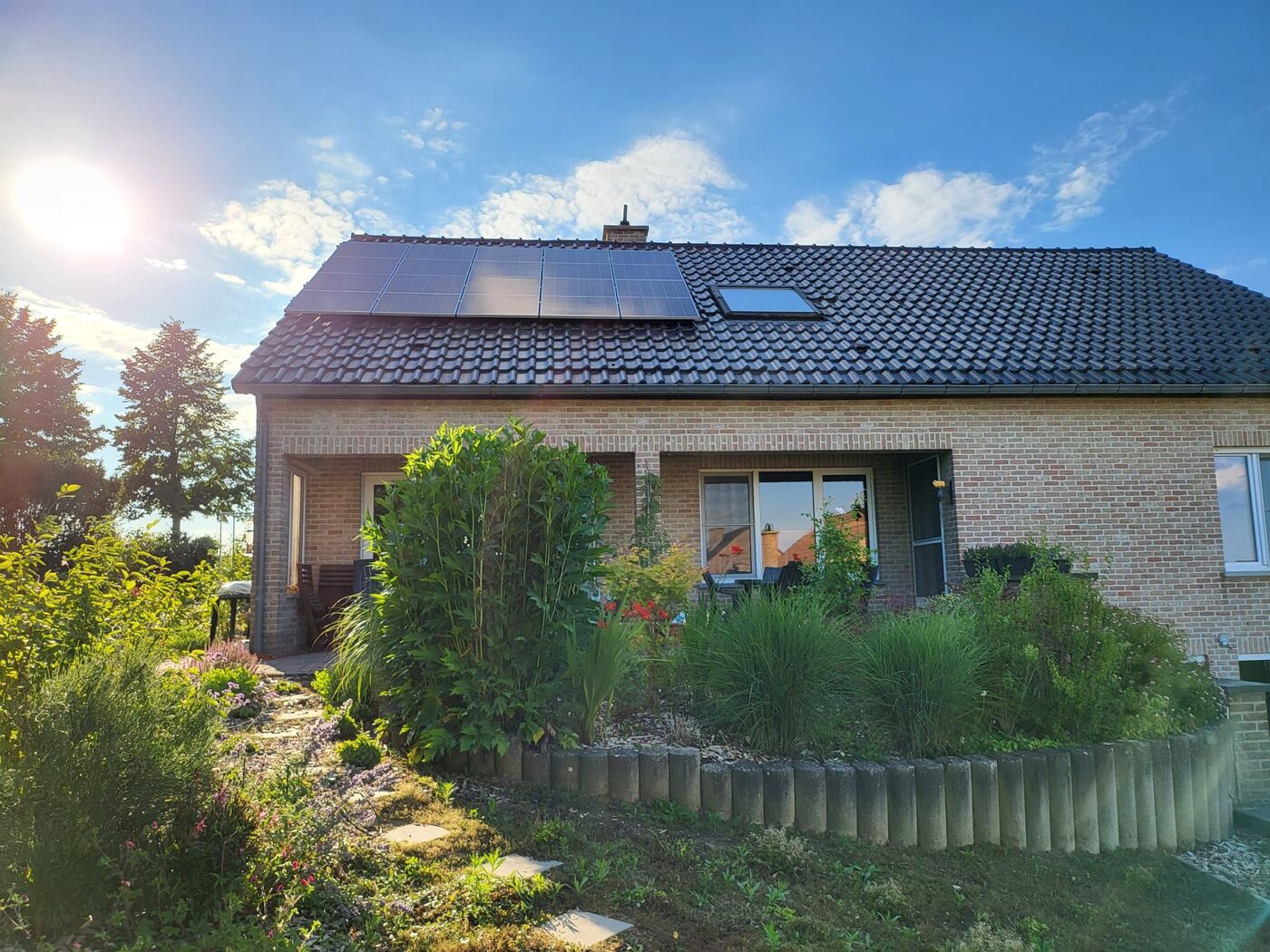 Realisatie 9x JA SOLAR zonnepanelen 380 Wp BIFACIAL Scherpenheuvel