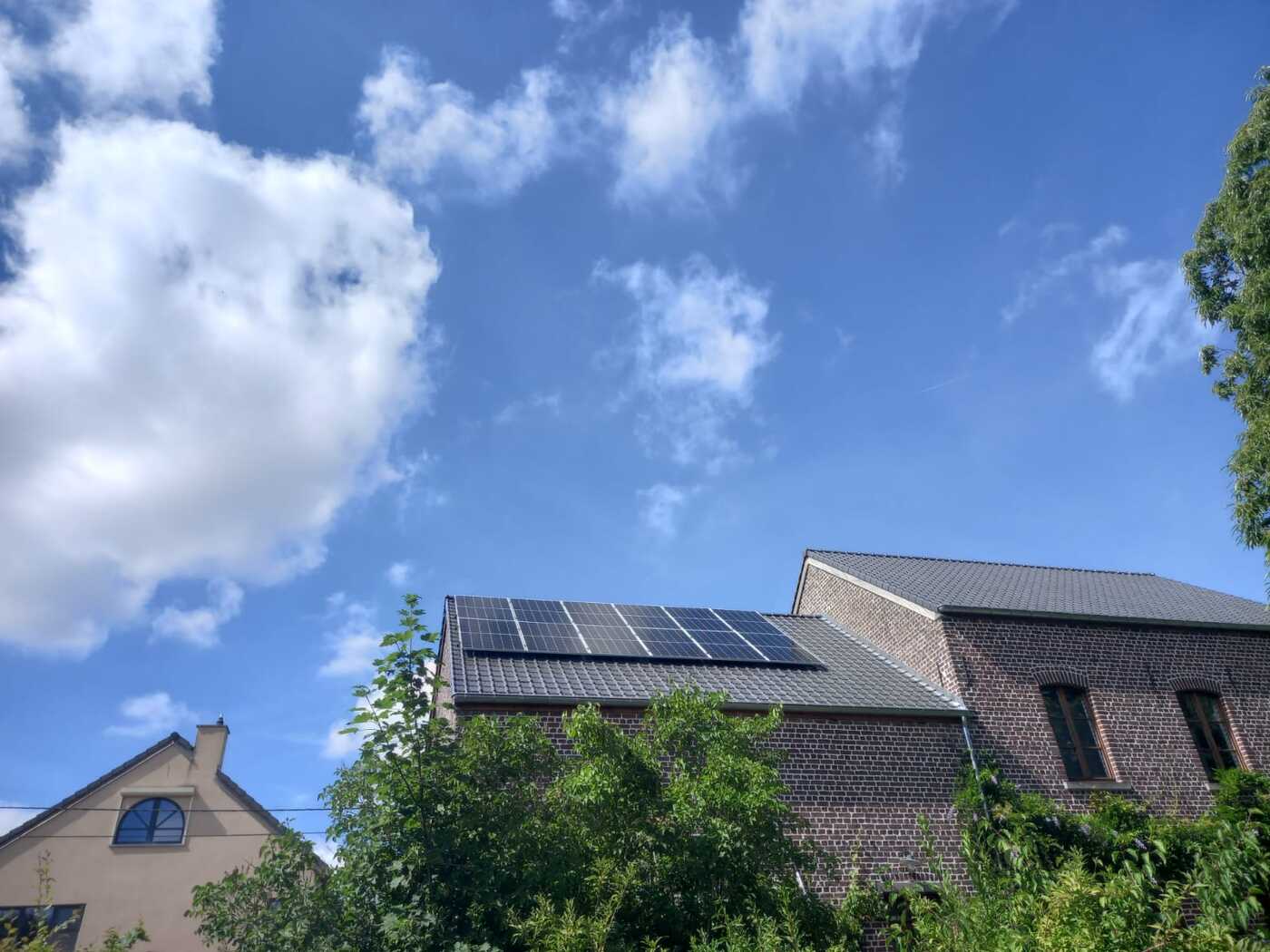 Realisatie 12x JA SOLAR zonnepanelen 380 Wp Boutersem