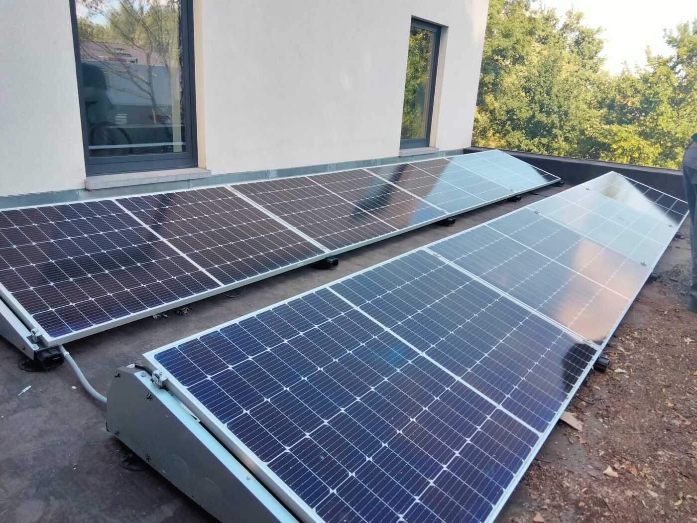 Realisatie 20x JA SOLAR zonnepanelen 380 Wp BIFACIAL Mechelen