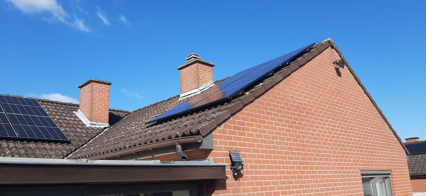 Realisatie 10x JINKO zonnepanelen 420 Wp Lubbeek Zero Power