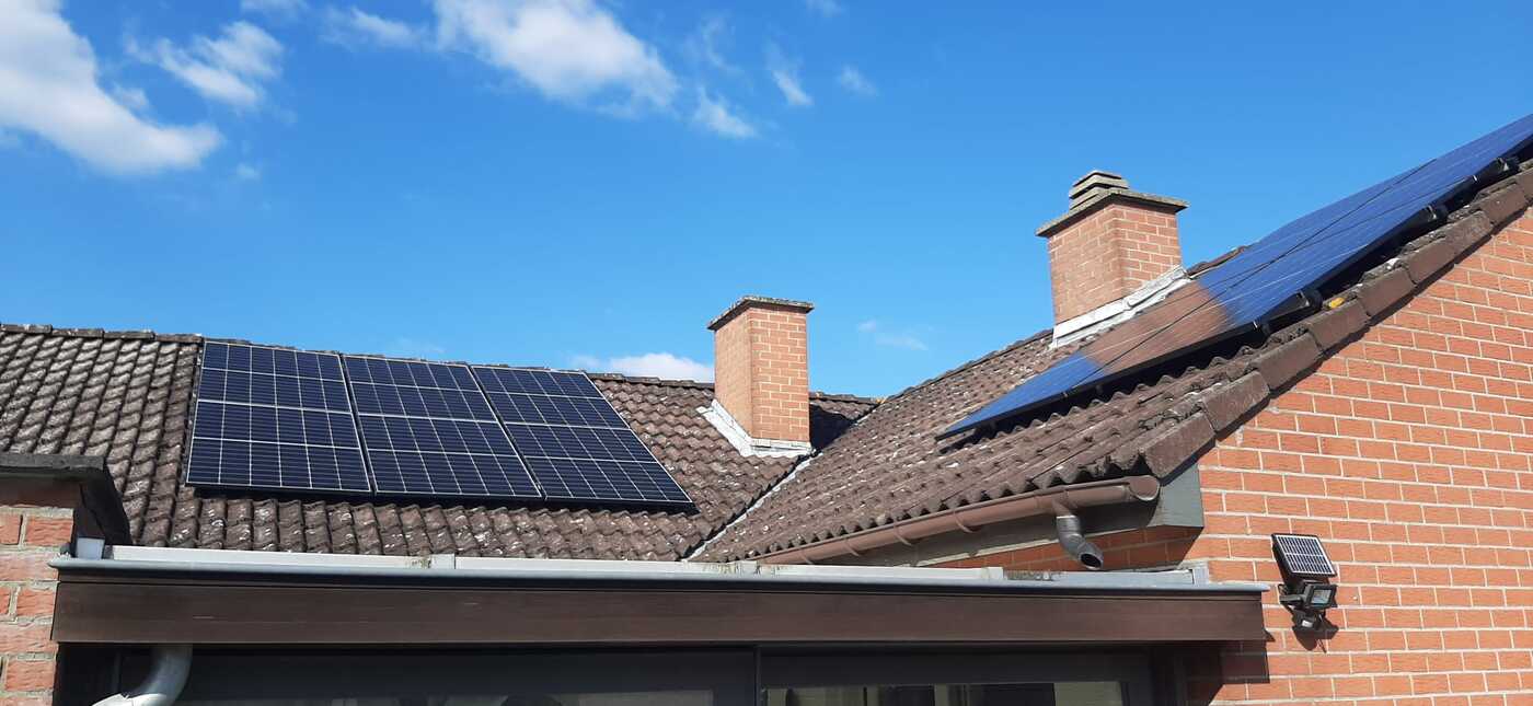 Realisatie 10x JINKO zonnepanelen 420 Wp Lubbeek Zero Power