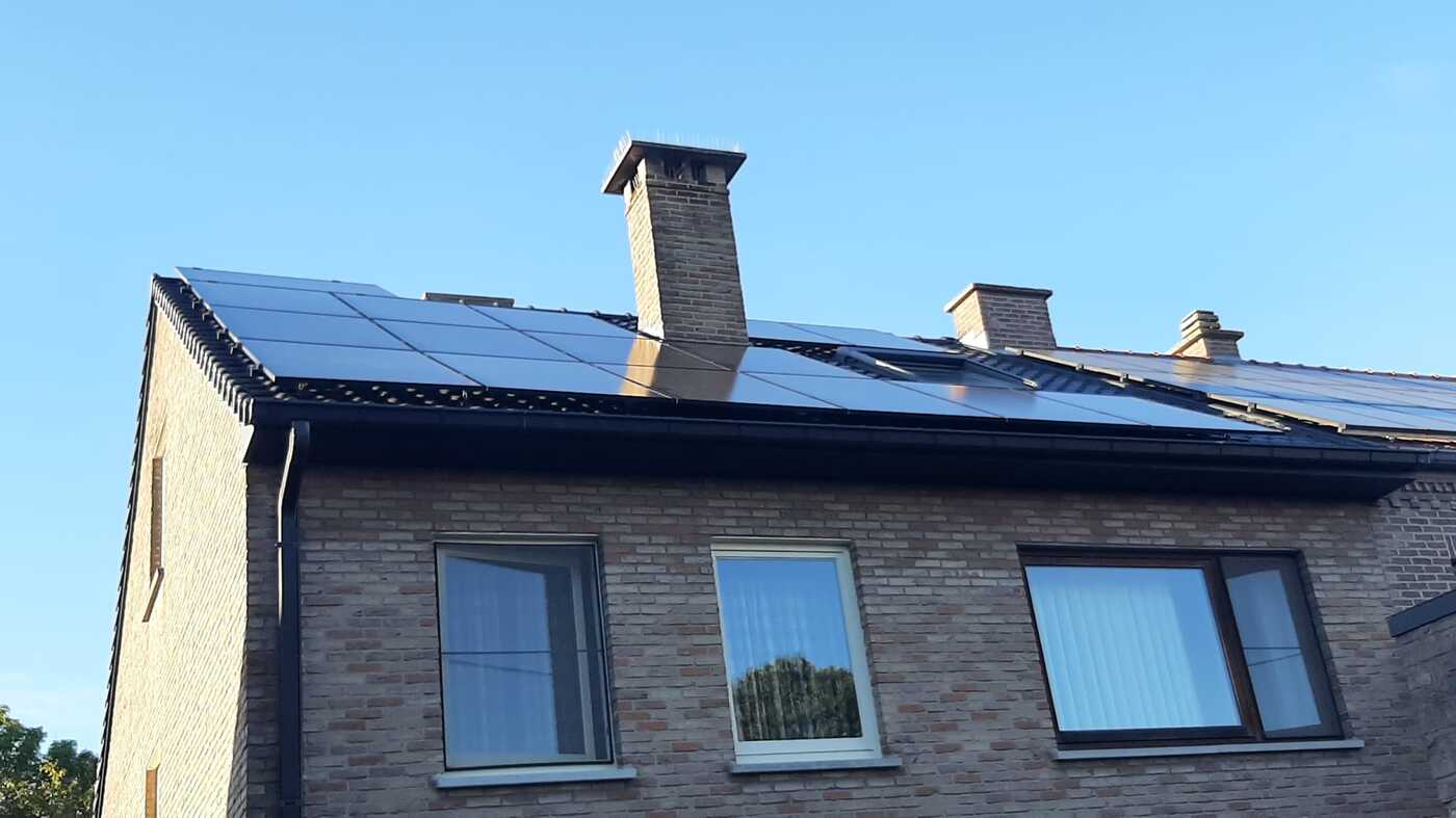 Realisatie JINKO zonnepanelen FULL BLACK 425 Bilzen Zero Power