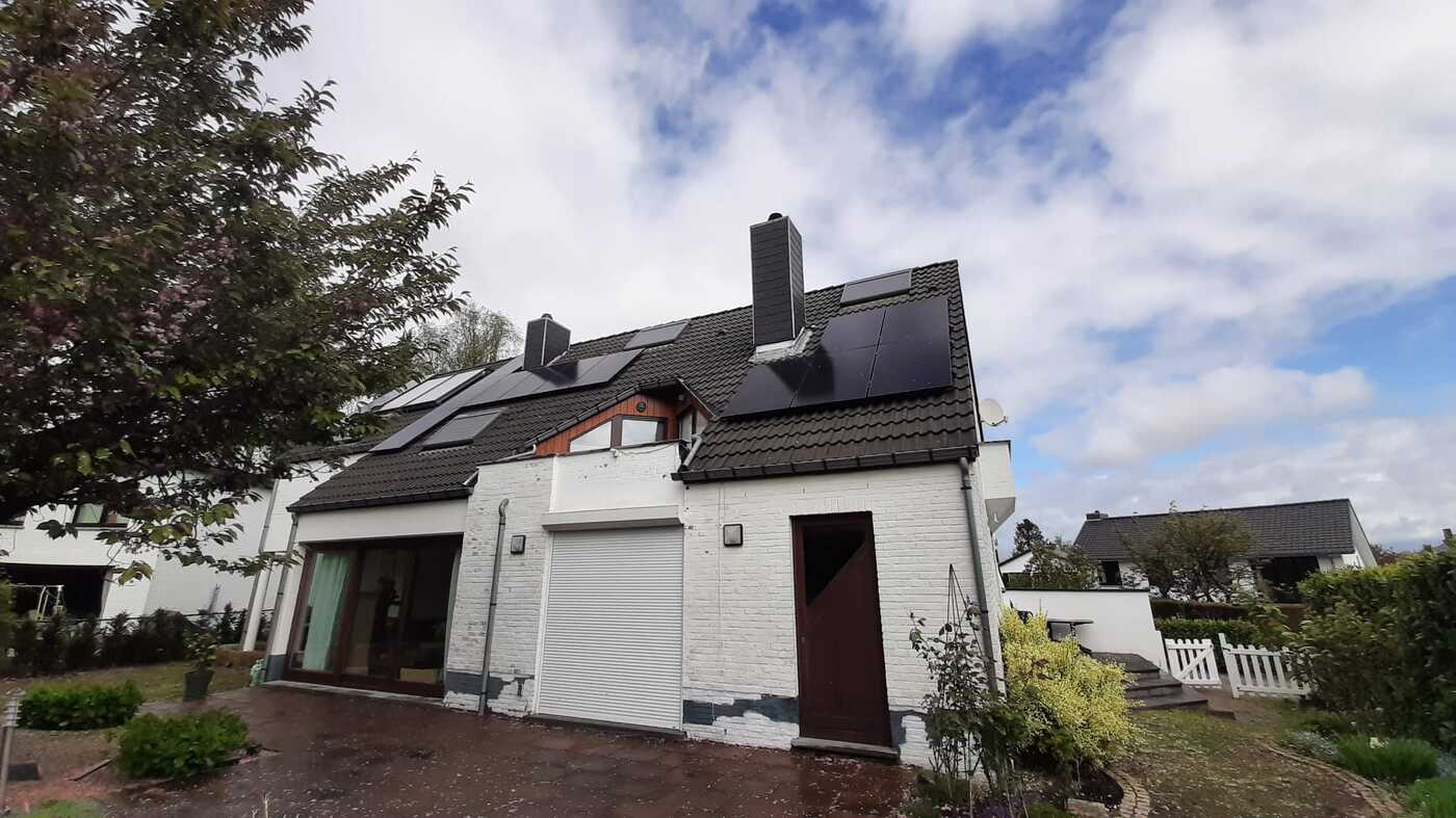 Realisatie 14x Sunpower zonnepanelen FULL BLACK Tervuren