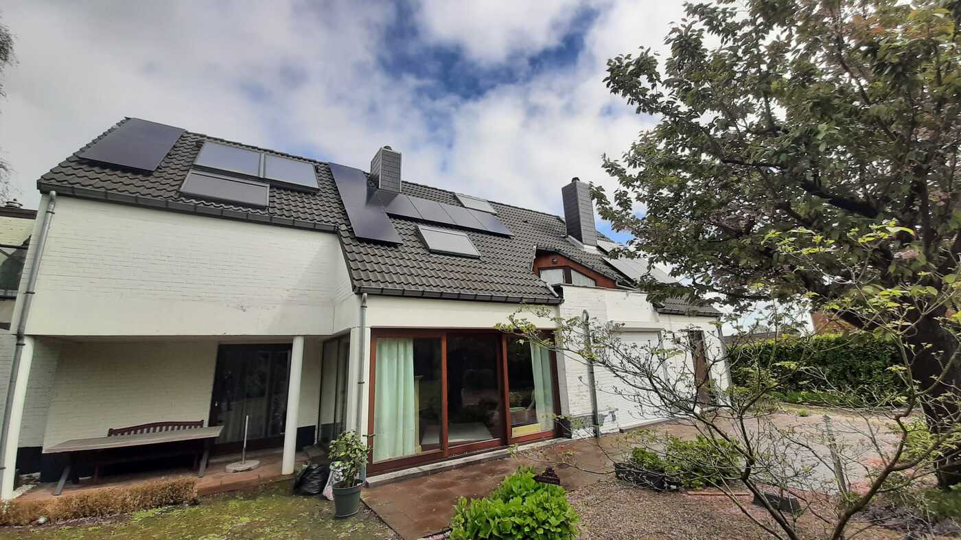 Realisatie 14x Sunpower zonnepanelen FULL BLACK Tervuren