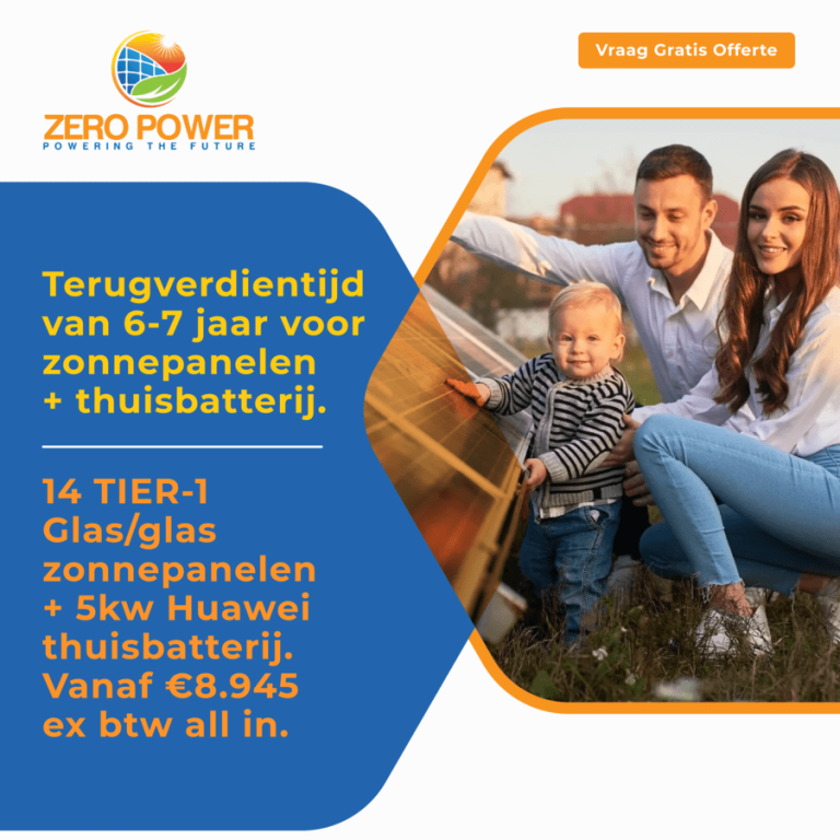 Zonnepanelen met thuisbatterij