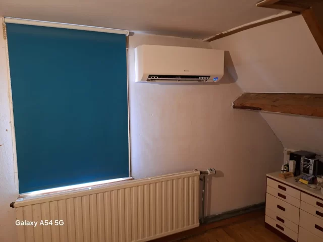 Realisatie Daikin multisplit airco/warmtepomp bestaande uit 2 binnenunits Perfera te Heverlee