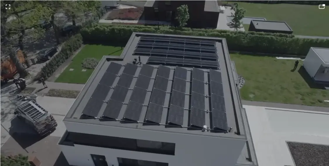 Realisatie 47x JA SOLAR 450W + Huawei EMMA EMS-Backup + 20.7 kW batterij + Huawei laadpaal te Lanaken
